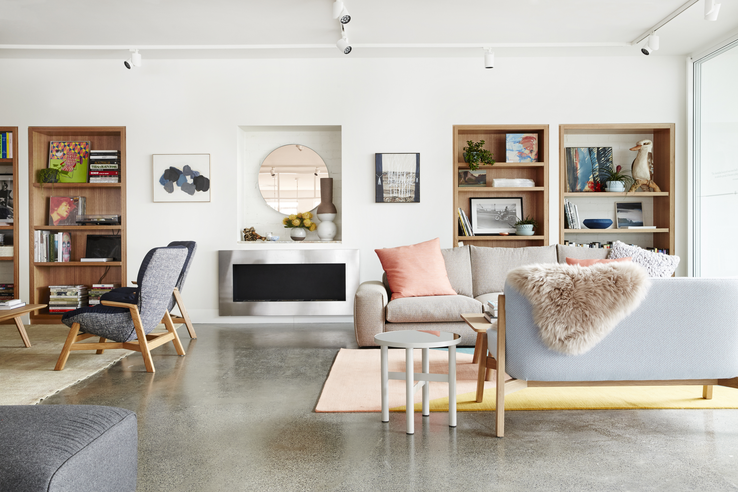 Modern living room with stylish furniture and decor from Jardan Melbourne.